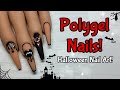 POLYGEL NAILS | LIPS, DRIPS &amp; FANGS!! HALLOWEEN NAIL ART DESIGN | MAKARTT