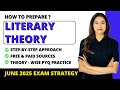 How to Prepare  Literary Theory? || Complete Strategy || Free / Paid Sources || Sunaina Jethani