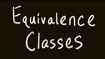 Equivalence Classes and Partitions