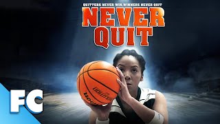 Never Quit | Full Family Basketball Sports Movie | Family Central image