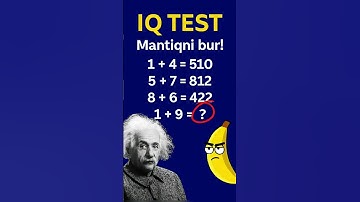 IQ TEST #maths #testandlearn #dailyiqtest #mathematics #quiz #mindbendingquiz #iqtest