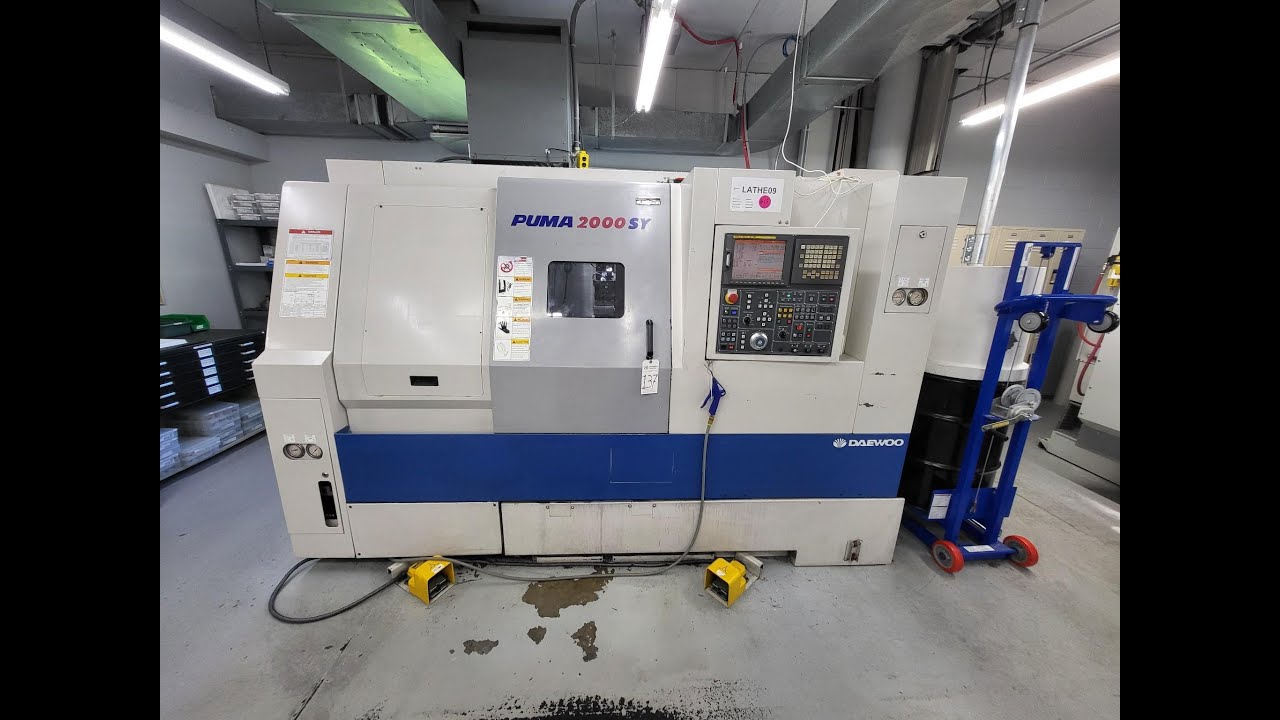 CNC and Grinding Facility Closure Lot 1137 - 2004 DAEWOO PUMA