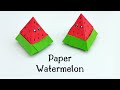 DIY PAPER WATERMELON box / paper craft / paper crafts easy / crafts with paper / Origami Box