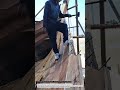 Traditional Wooden Boat Hull Assembly – Precision Hammering &amp; Panel Alignment.