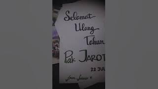 #shorts  SELAMAT ULANG TAHUN PAK JAROT