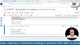 Working with List in Python-Part-2 | Data Science Course in Delhi | Uncodemy