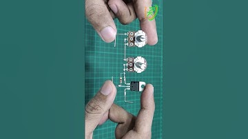 Make a 1.5V to 37V Variable Power Supply #diyelectronics #electronicsprojects #shorts