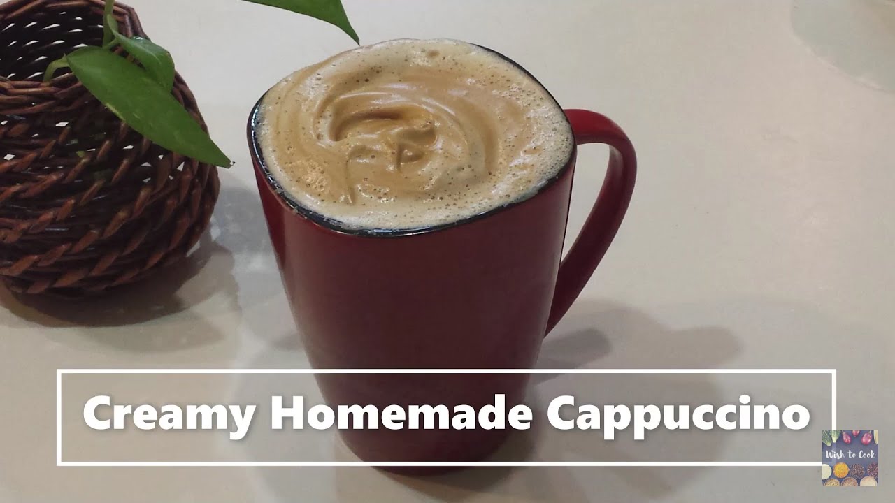 Creamy Homemade Cappuccino YouTube