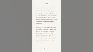 The Science and Art of Deep Work: Mastering Focus in a Distracted World