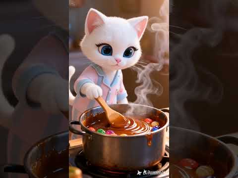 القط غارت لما شاف البونبوناية مشمش العملاقة