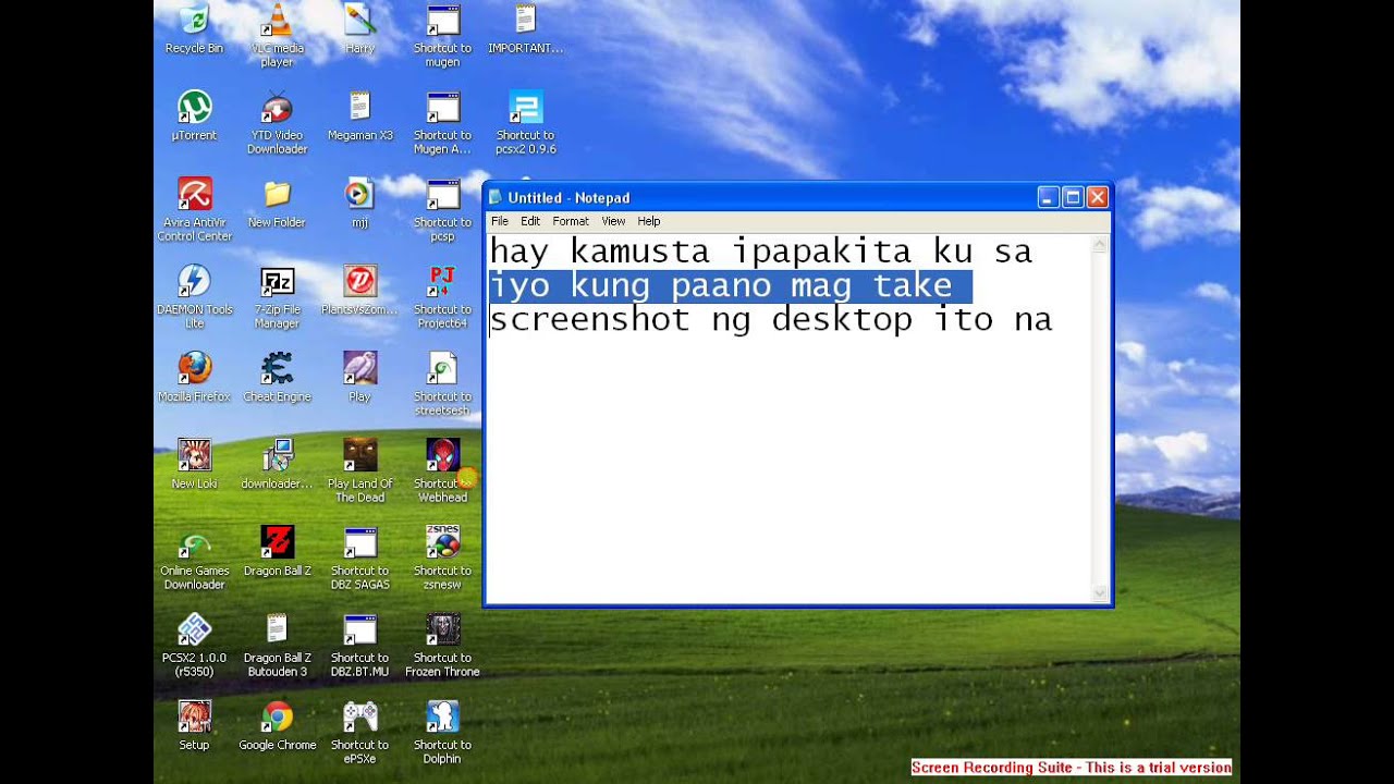 paano mag take screenshot sa desktop? - YouTube