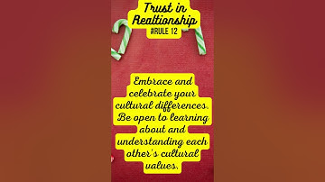 Unlocking the Power of Trust in Your Relationship #rule12