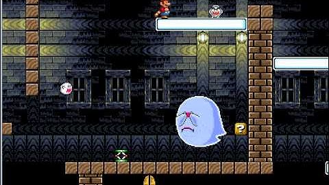 SMBX snow ghost house