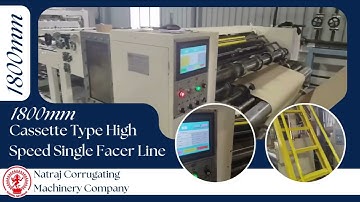 1800mm Cassette Type High-Speed Single Facer Line | Automatic Corrugation Machine
