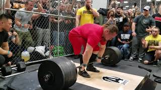 Dan Green 900 Lbs Deadlift No Belt In Animal Pak Cage 2018