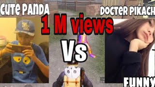 10 years old Cute Panda vs Dr Pikachu | Cute Panda | Pubg Mobile
