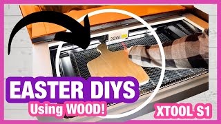 🐣AMAZING EASTER/SPRING DIY CRAFTS USING WOOD | HOME CRAFT LASER XTOOL S1 20W PURE WHITE!