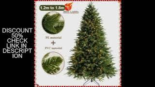 PE&PVC Artificial Christmas Tree with LEDLights High-grade Encrypted Christmas Tree 1.2m to 1.8m Chr