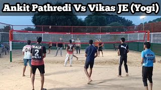 Ankit Pathredi Vs Vikas JE (Yogi) at Dehlawas Shooting Volleyball Tournament Match screenshot 4