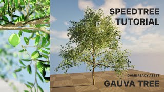 Speedtree - Tutorial - How to create wind animated Guava Tree using SpeedTree's Mesh Spine System