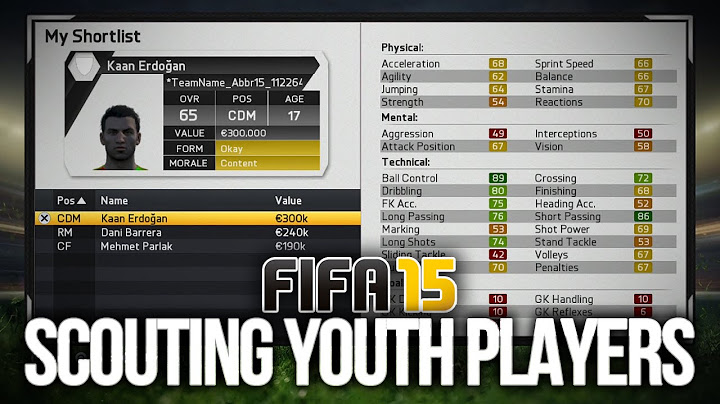 FIFA 15: Career Mode Tutorial - Scouting Youth & Regen Players!