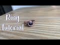 Full Length Wire Wrapped Ring Tutorial with Undrilled Stone