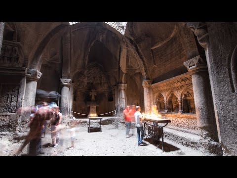 Армения. Пещерный монастырь Гегард "Монастырь Копья"