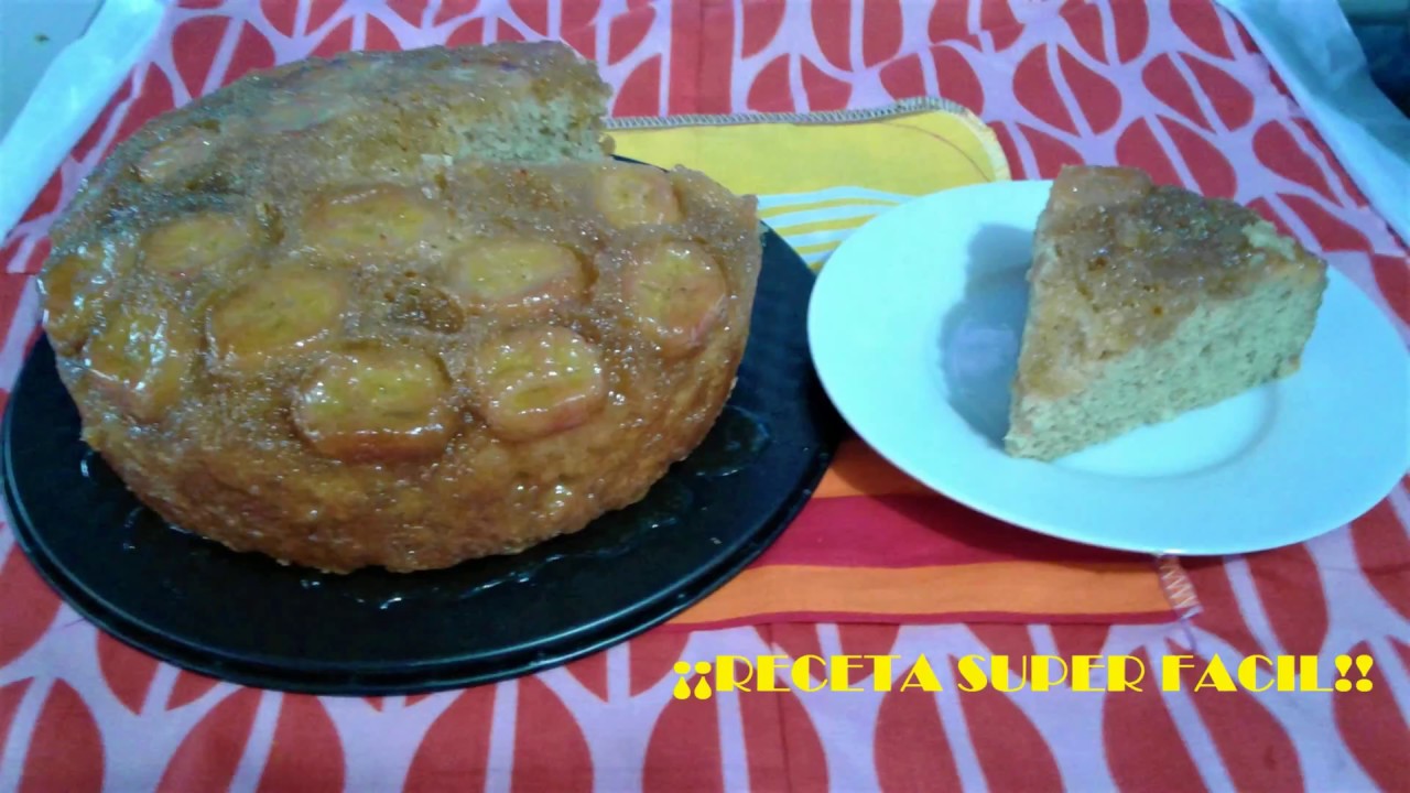 VOLTEADO DE PLATANO / BANANA ¡RECETA FACIL! - YouTube