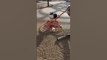 How to get a smooth flawless finish on the Resin Bound using The Port A Trowel,  powerfloat.#resin