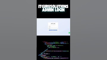 Admin Login Page UI 🔐 | Secure Web App by ITGuruSolutions | Next JS | React JS | #coding #shorts