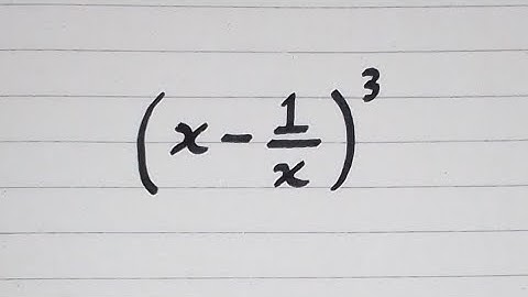 Expansion of (x-1/x)^3 || a minus b whole cube || (a-b)³=a³-3a²b+3ab²-b³ ||Algebraic Identity