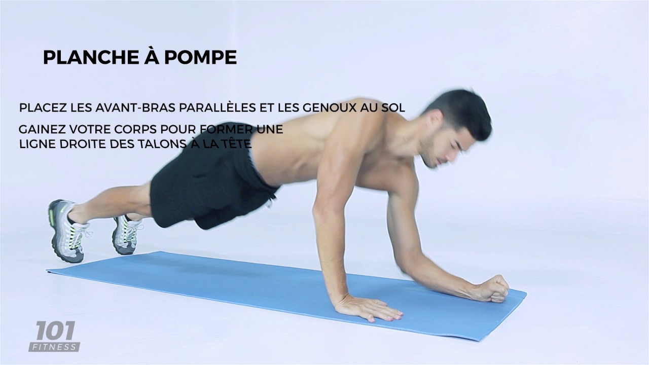 101 Fitness 070 Planche à pompe YouTube