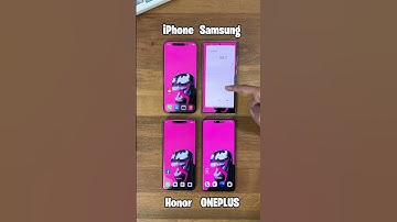 Oneplus vs Honor iPhone vs Samsung dynamic Island #iPhone #samsung #oneplus￼