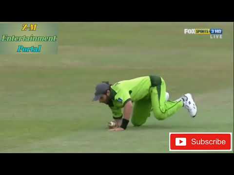 5 amazing catches by Shahid Afridi Z-M Entertainment Portal