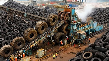 Inside a Modern Tire Recycling Factory – An Incredible Production Process