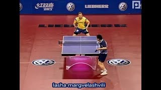 He Zhi Wen Vs Peter Karlsson Wttc 2005
