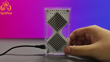 Cyberpunk Electronic Hourglass