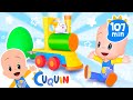 Cuquin's Surprise Train and more educational videos 🚃 Videos &amp; cartoons for babies