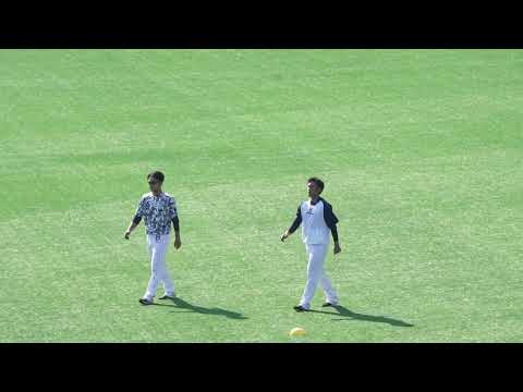 【尾仲祐哉、沼田拓巳 スワローズ移籍初日 ウォーミングアップ】 2022/11/12(土) ウォーミングアップ 尾仲祐哉、沼田拓巳(東京ヤクルトスワローズ)