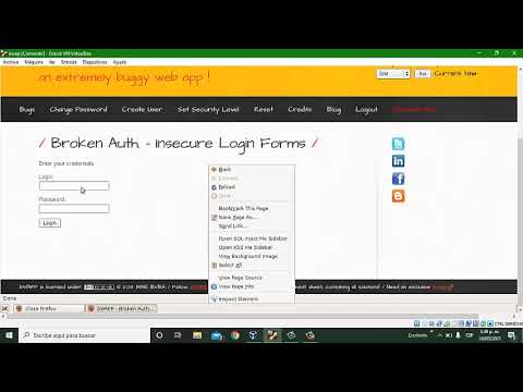 BWAPP BROKEN AUTHENTICATION - INSECURE LOGIN FORMS
