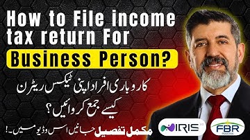 How to File Income Tax Return for Business Person | Tax Return Filing 2025 | IRIS 2.0 Guide