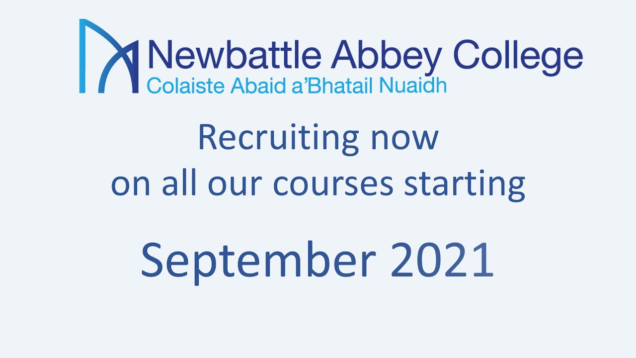Newbattle Abbey College - Recruitment 2021