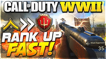 BEST "RANK UP FAST" World War 2 & Prestige Fast COD WWII! Level Up Fast! (COD WWII Rank Up Fast)