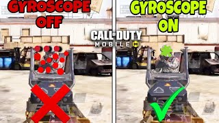 6 SETTINGS TIPS FOR GYROSCOPE SENSITIVITY IN CODM BATTLEROYAL | ZERO RECOIL TIPS AND TRICKS S4(2024)