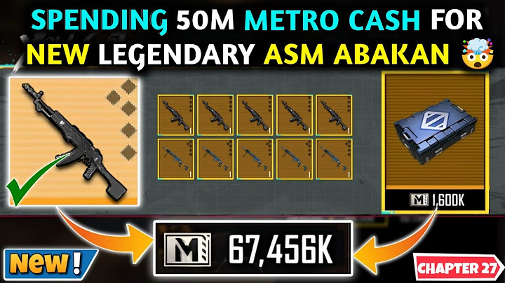 SPENDING 50M CASH FOR NEW LEGENDARY ASM ABAKAN 🤯 PUBG METRO ROYALE CHAPTER 27
