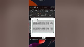 How to Generate Arrays of Random Numbers With RANDARRAY in Excel #shorts