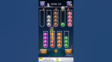 Color Ball Sort Puzzle Level 62 Solution