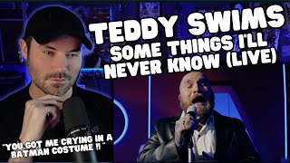 Metal Vocalist Charity Stream Reaction - Teddy Swims - Some Things I'll Never Know (Live)