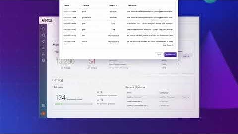 Verta Enterprise Model Management System