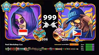 8 ball pool Level 999 🙀 306 Berlin 206 Venice Ring 🔥 Workshop Cue Level Max